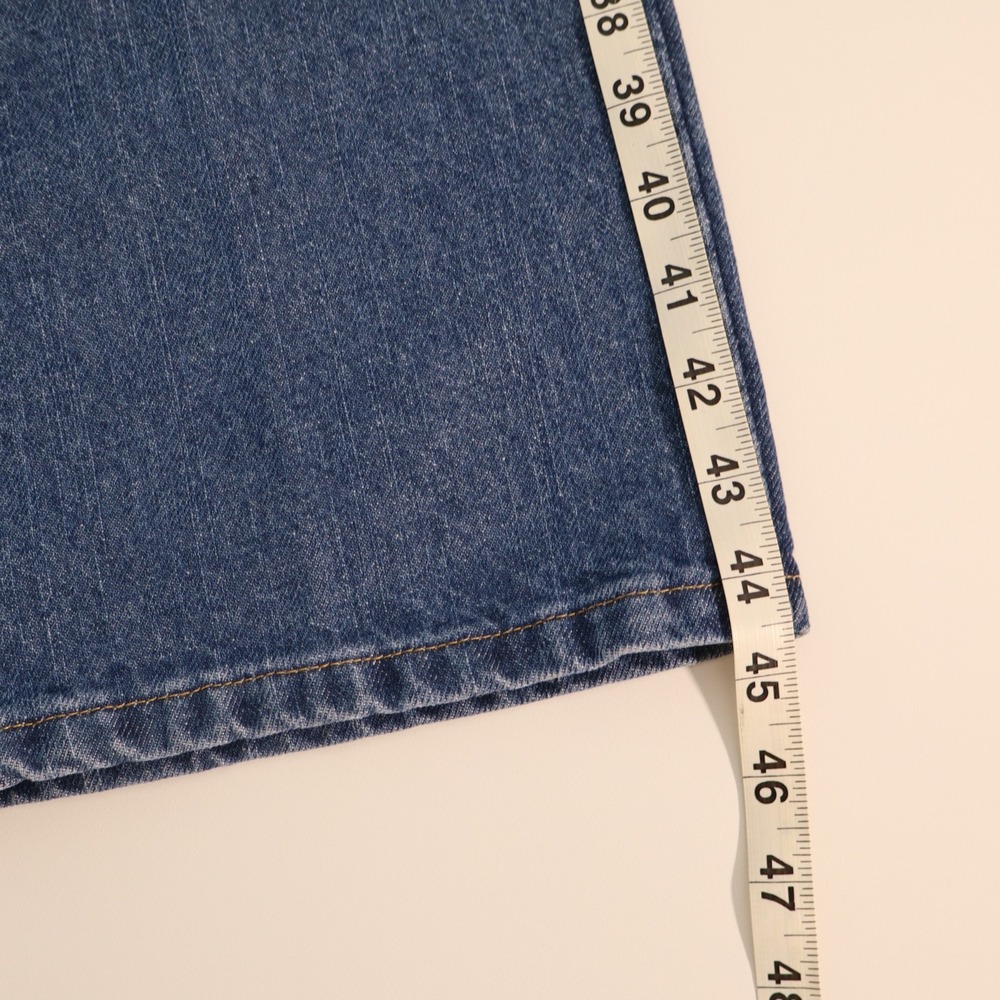 Wrangler Authentics Men's Straight Leg Jeans Blue Dark Regular Fit 46x30 - Picture 8 of 9